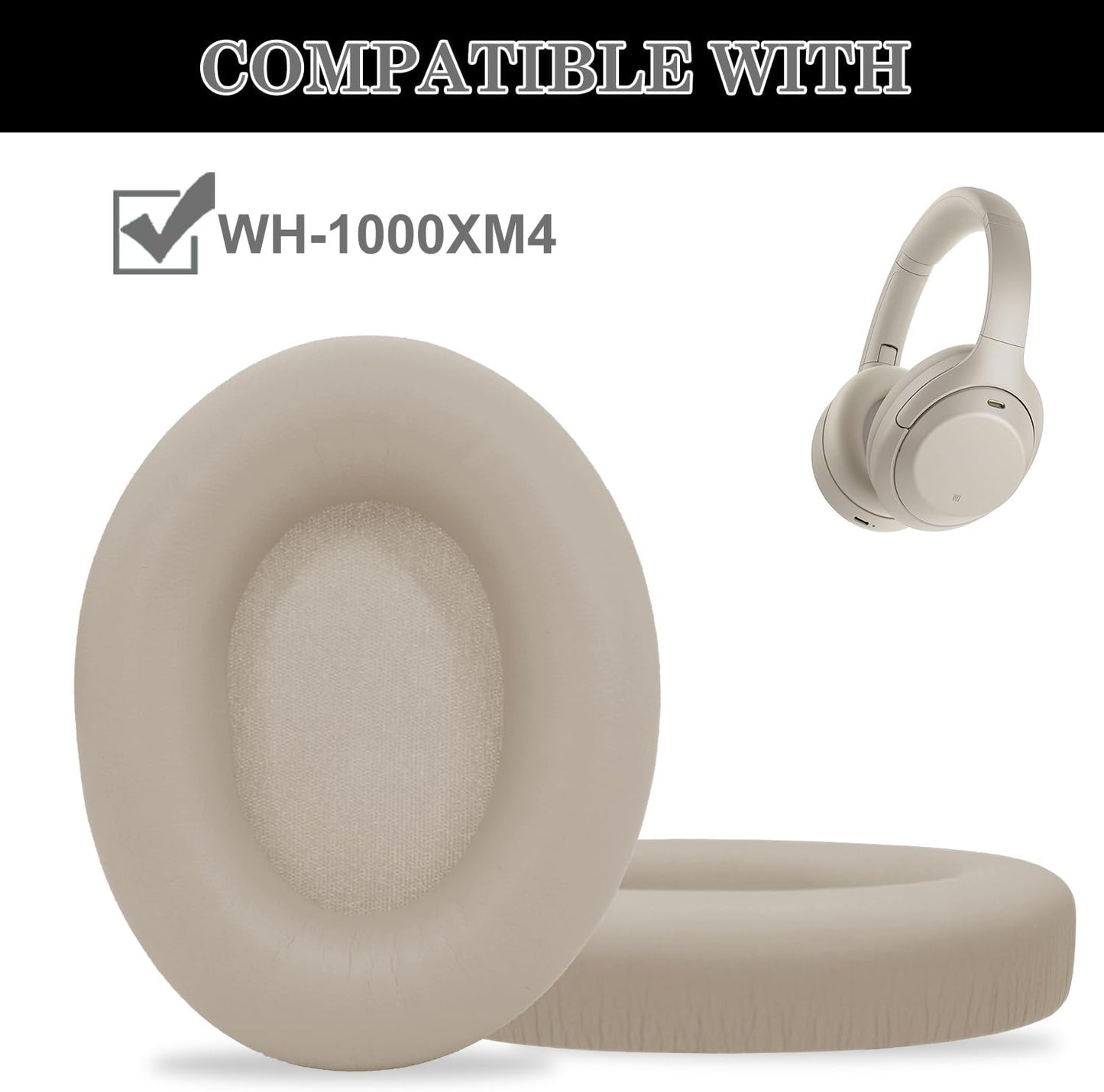 Earphone Pad Replacements for Sony WH-1000XM4