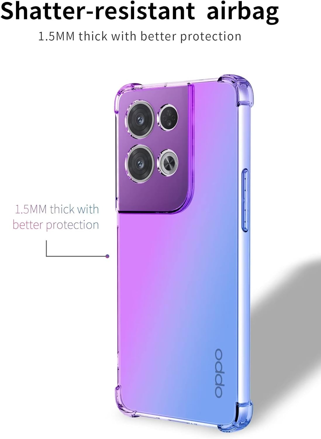 Gradient Gel Case for OPPO Reno8 5G