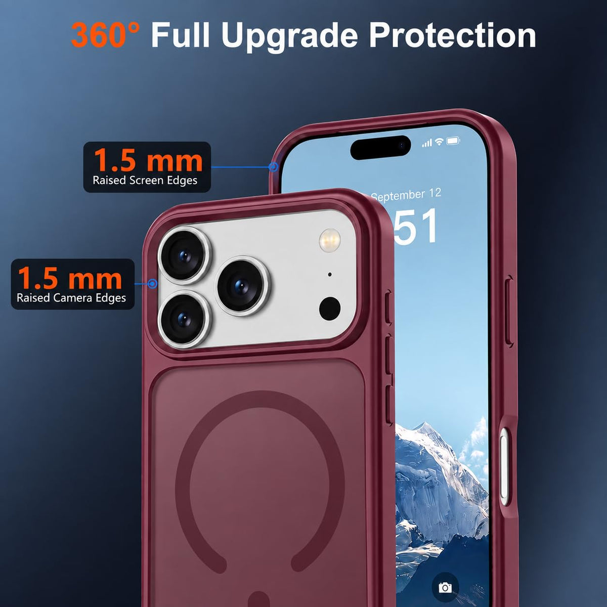 Matte Magsafe Compatible Case for iPhone 18 Pro