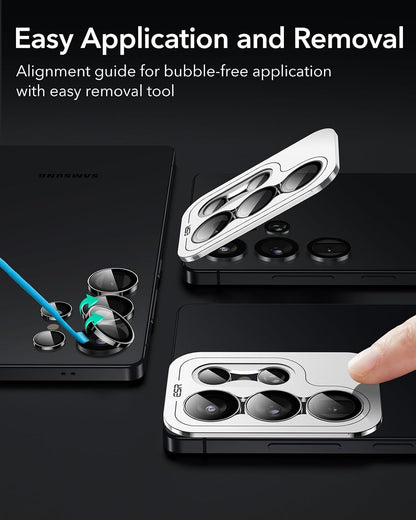 Camera Lens Protector Alloy Frame for Samsung Galaxy S25 Ultra