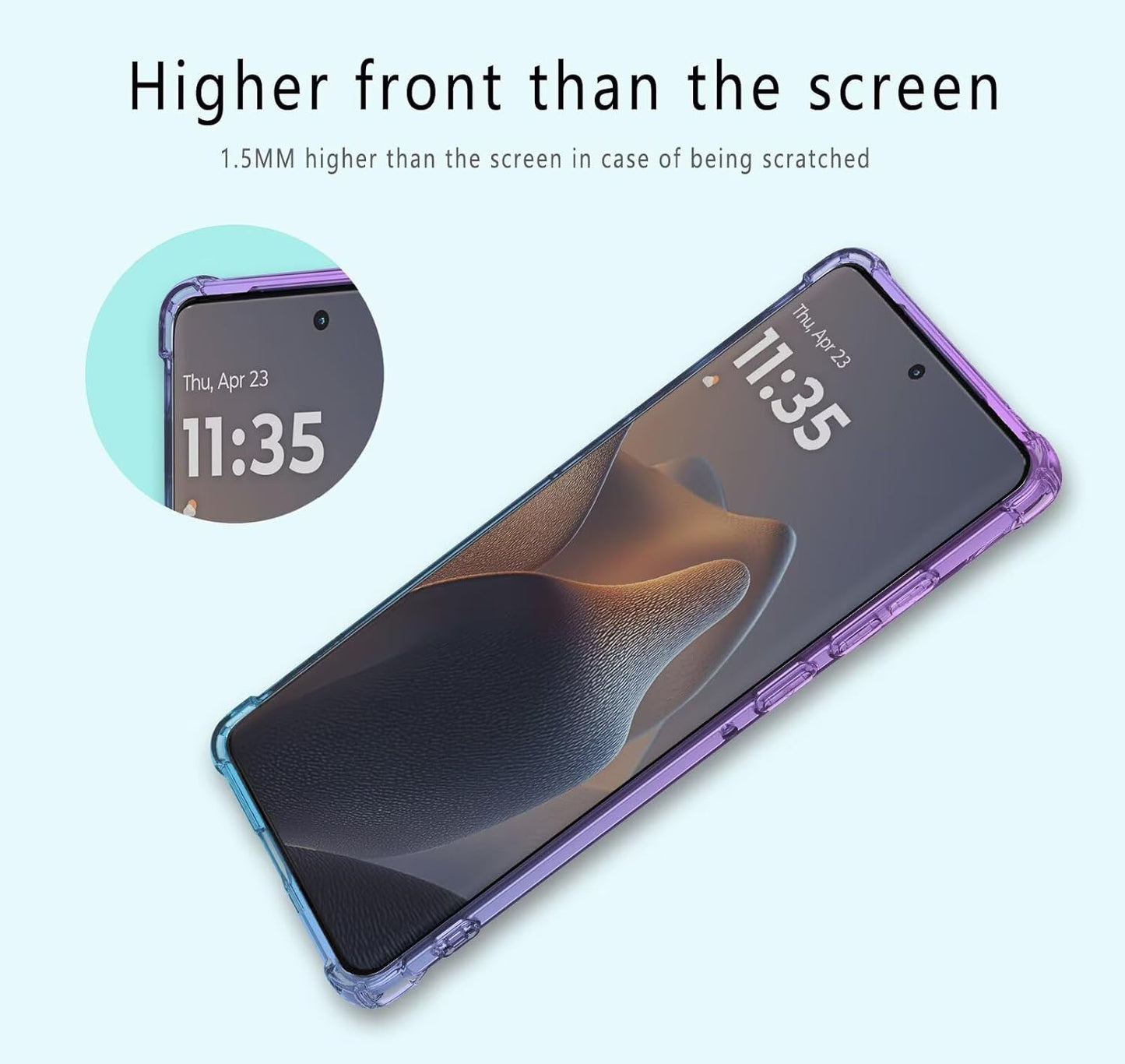 Gradient Gel Case for Motorola Edge 60