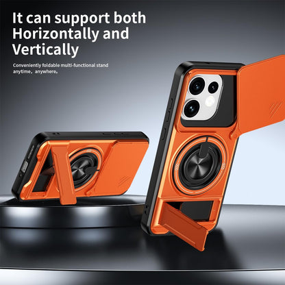 Magsafe Compatible Tough Ring Stand Case for Oppo Reno 16 Pro