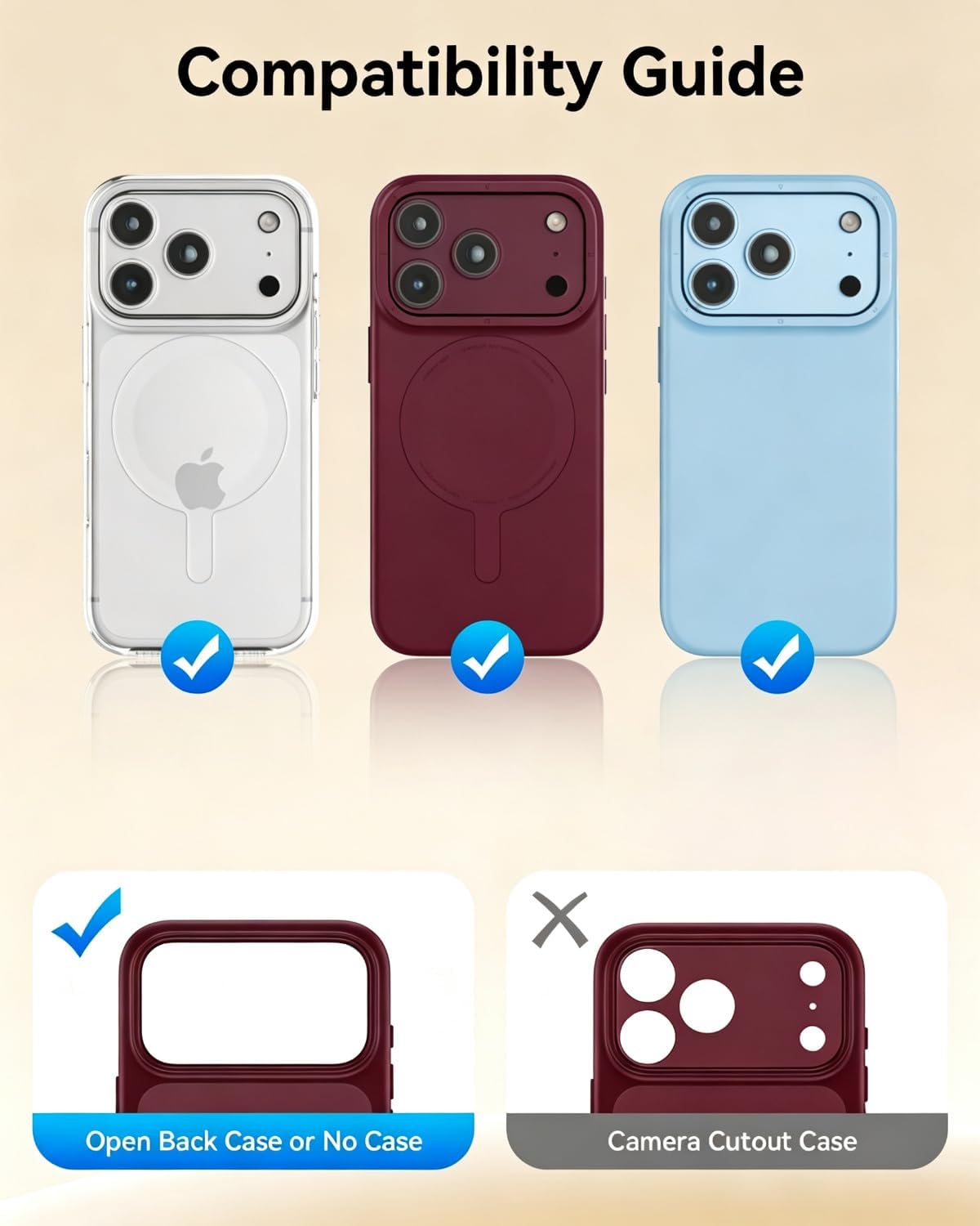 Camera Lens Glass Cover Protector for iPhone 18 Pro (1 pack)