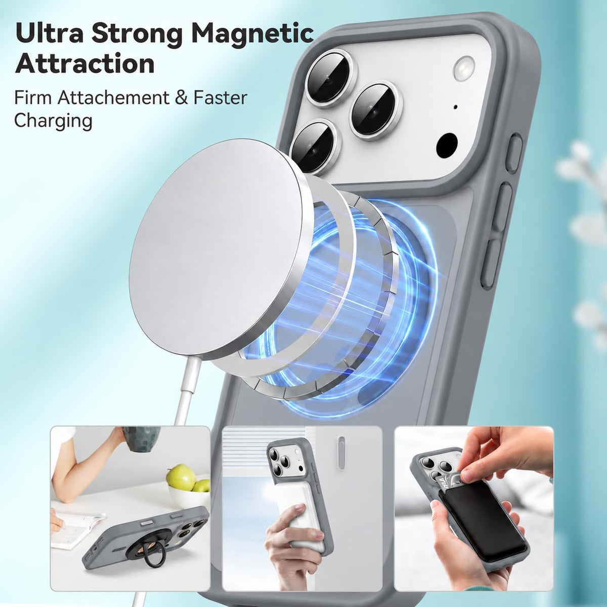 Matte Magsafe Compatible Case for iPhone 18 Pro