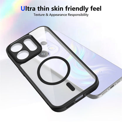 Magsafe Compatible Transparent Clear Case for Oppo Reno 16 Pro 5G