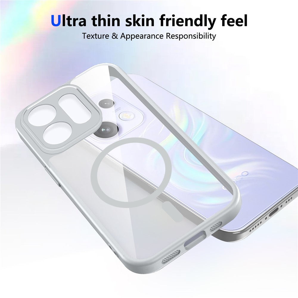 Magsafe Compatible Transparent Clear Case for Oppo Reno 16 Pro 5G