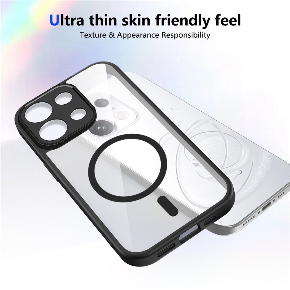 Magsafe Transparent Clear Case for Oppo Reno 16 F 5G