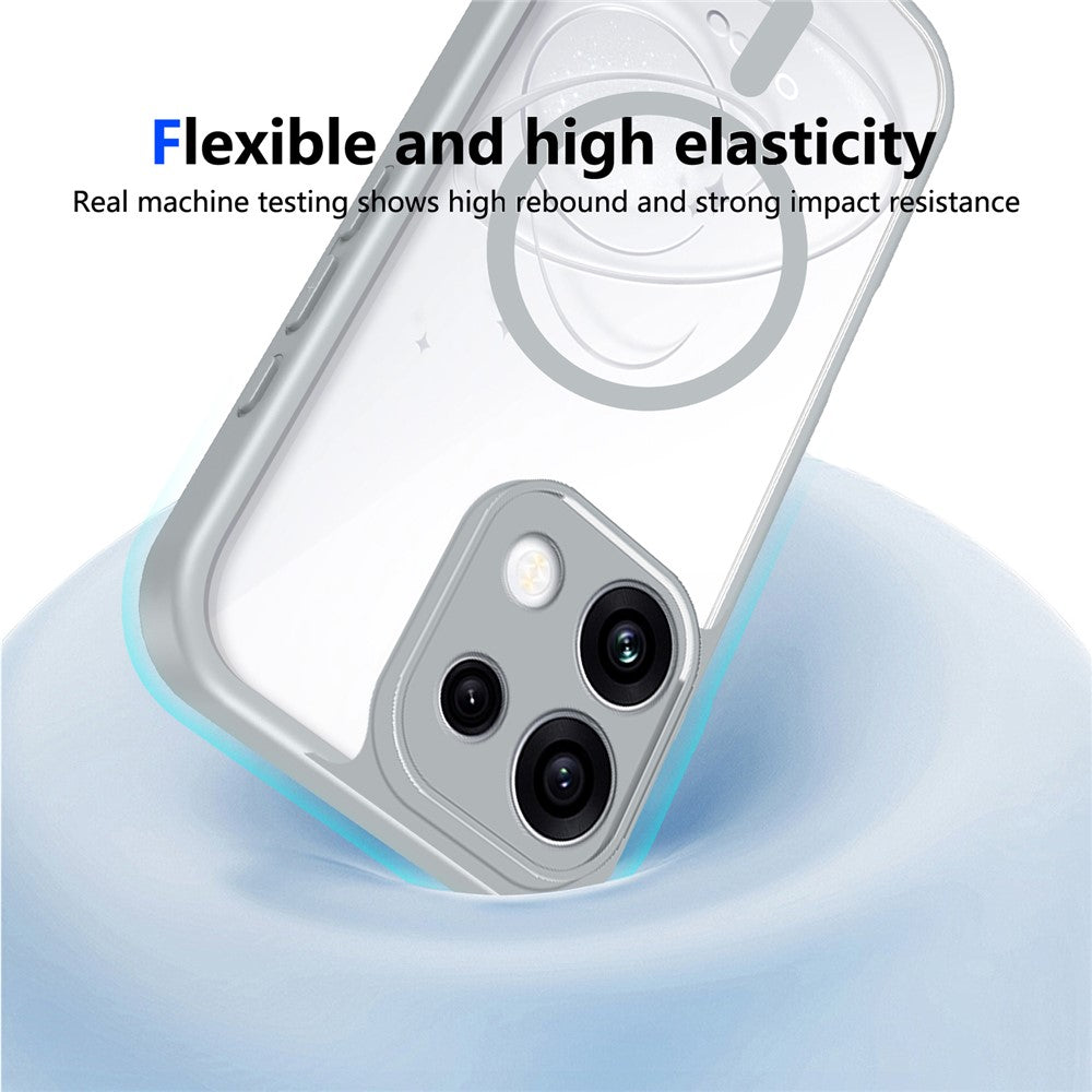 Magsafe Transparent Clear Case for Oppo Reno 16 F 5G