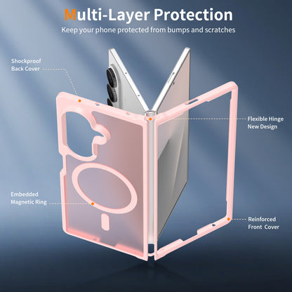 Magsafe Compatible Matte Case for Samsung Galaxy Z Fold 7