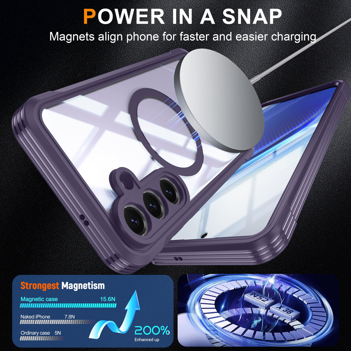 Heavy Duty 360 Protection Case for Samsung Galaxy S26 FE