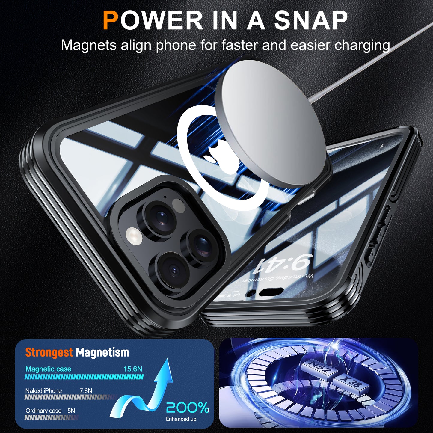 Heavy Duty 360 Case for iPhone 16 Pro Max