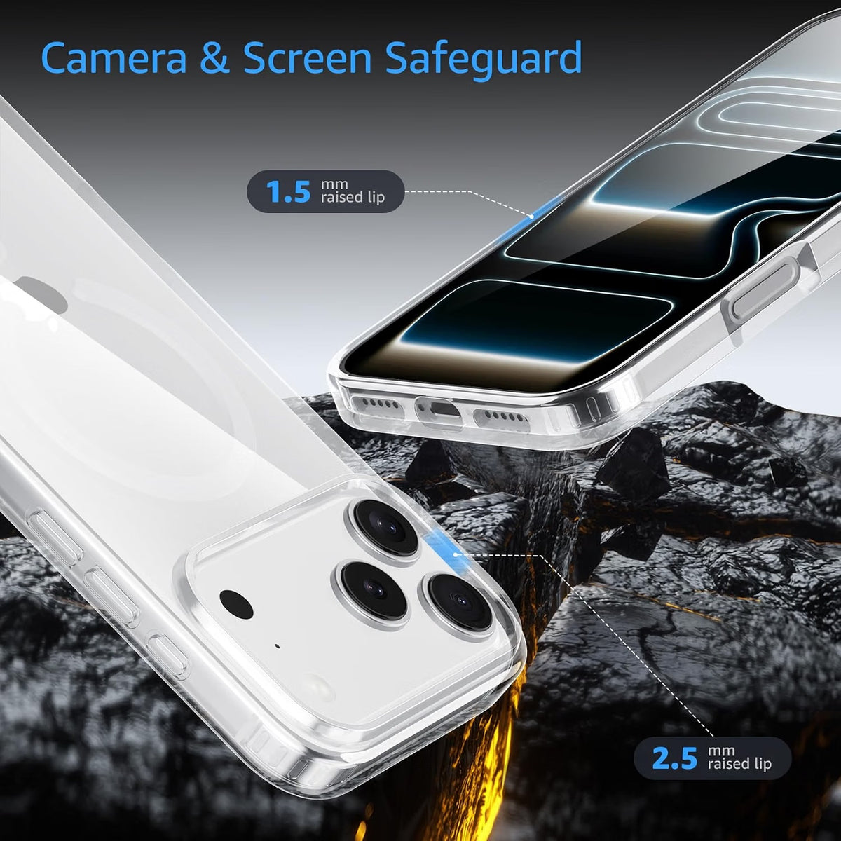 Magsafe Compatible Clear Case for iPhone 18 Pro Max