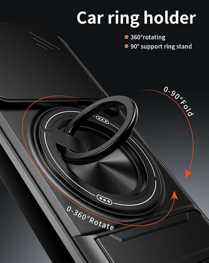 Magsafe Compatible Tough Ring Stand Case for Oppo Reno 16 Pro