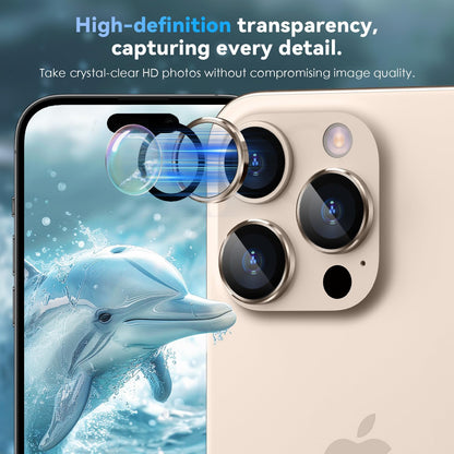 Camera Lens Protector Alloy Frame for iPhone 16 Pro
