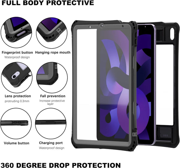 Waterproof  Shellbox Case for iPad Air 10.9" 5th Gen (2022)