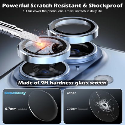 Camera Lens Protector Alloy Frame for iPhone 17