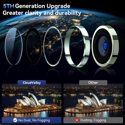 Camera Lens Protector Alloy Frame for iPhone 15