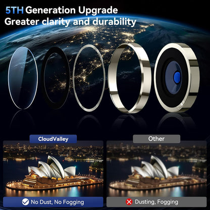 Camera Lens Protector Alloy Frame for iPhone 15
