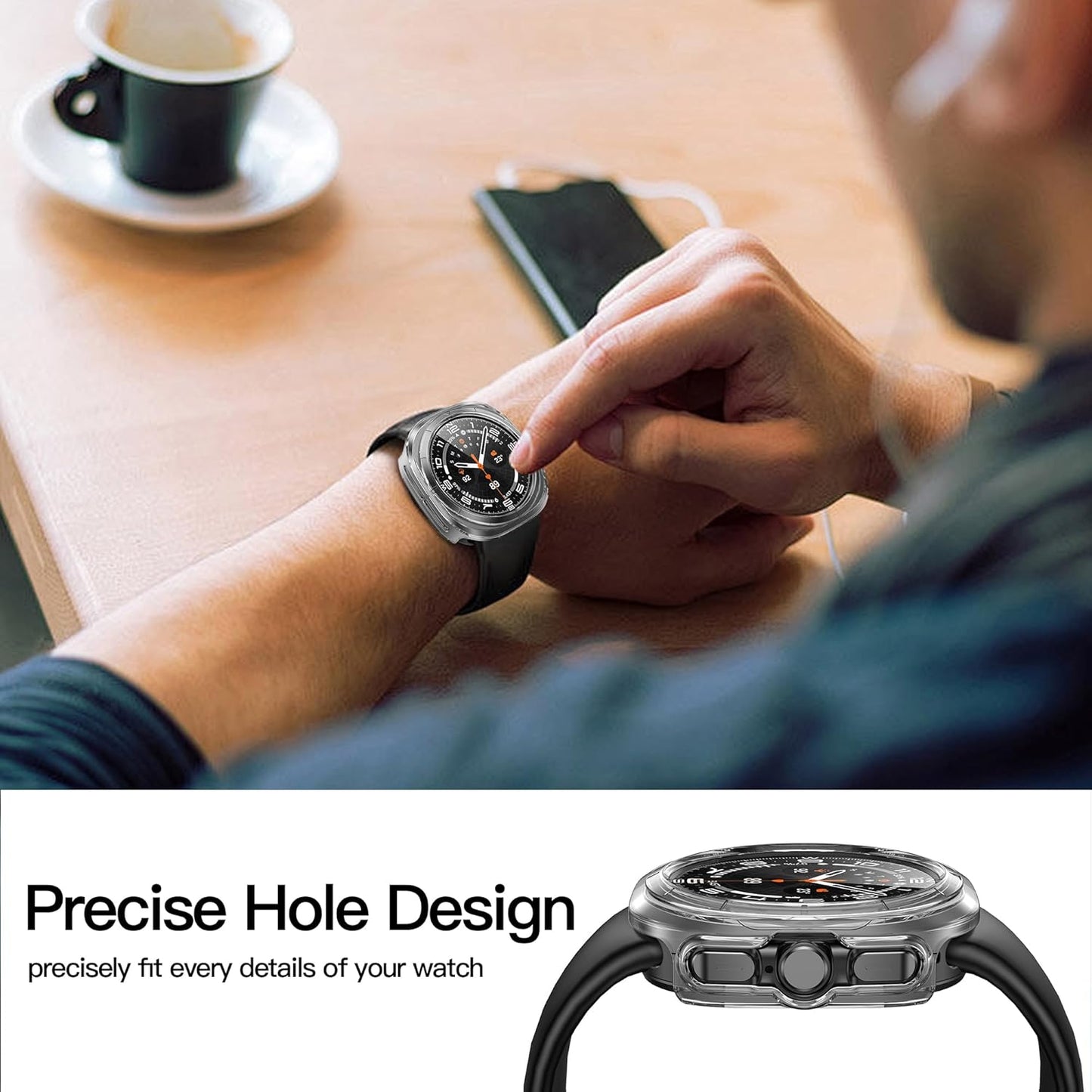 Protective TPU Case for Samsung Galaxy Watch Ultra