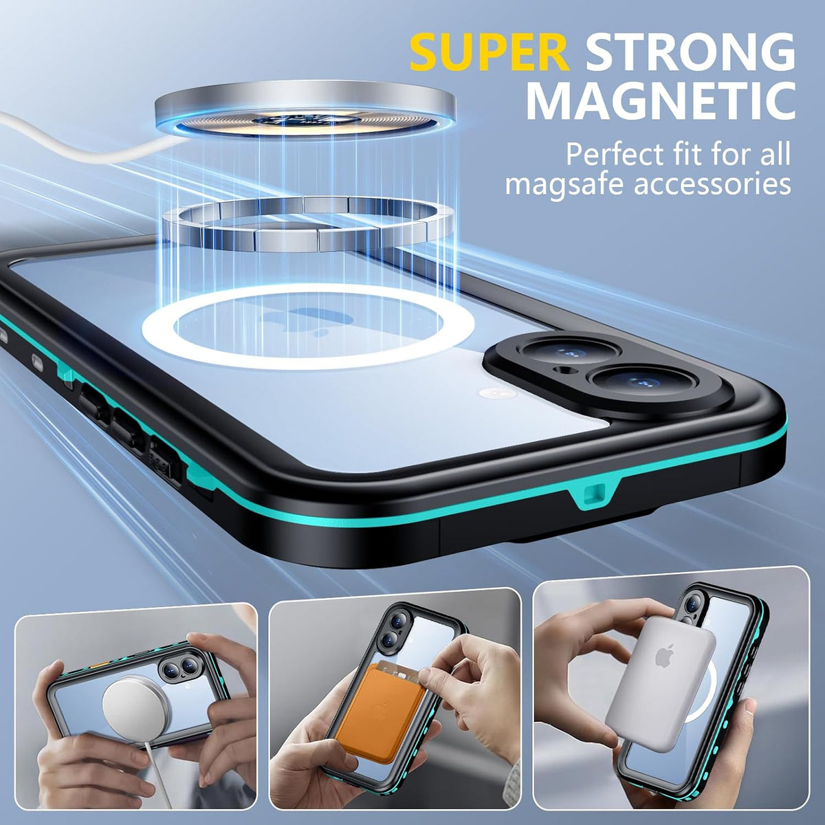 Redpepper Waterproof Magsafe Compatible Case for iPhone 17