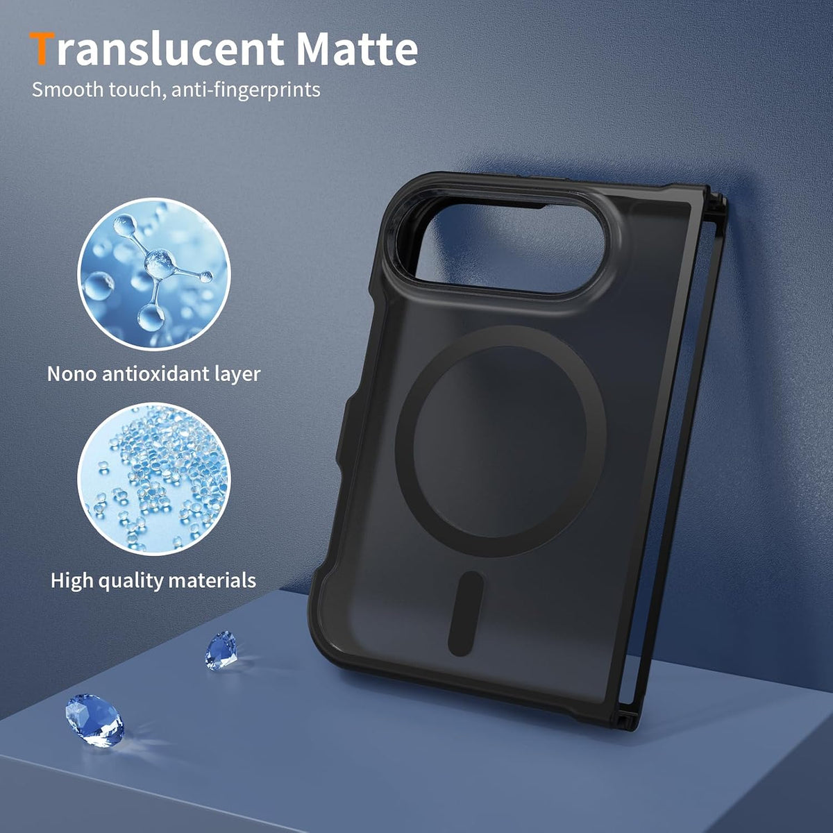 Matte Magsafe Compatible Case for iPhone Duo