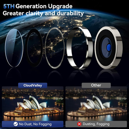 Camera Lens Protector Alloy Frame for iPhone 15 Pro