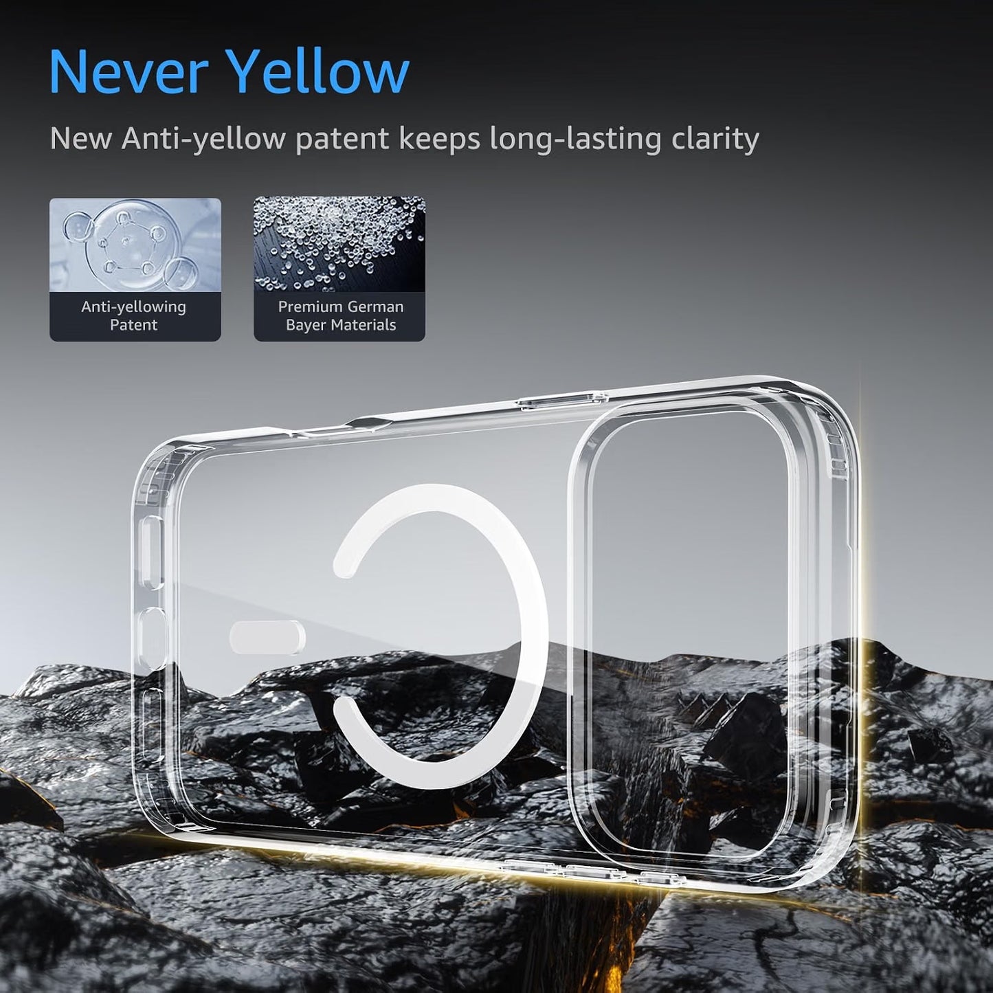 Magsafe Compatible Clear Case for iPhone 18 Pro Max