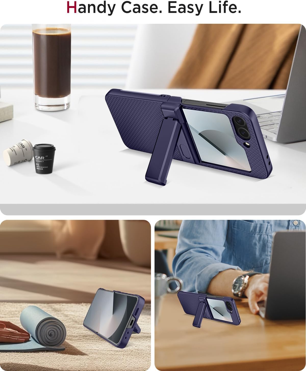 360 Protection Case for Samsung Galaxy Z Flip 6