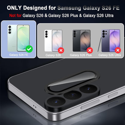 Camera Lens Protector Alloy Frame for Samsung Galaxy S26 FE