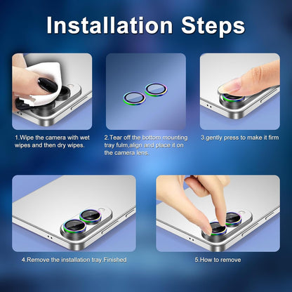 Camera Lens Protector Alloy Frame for Samsung Galaxy S25 Edge