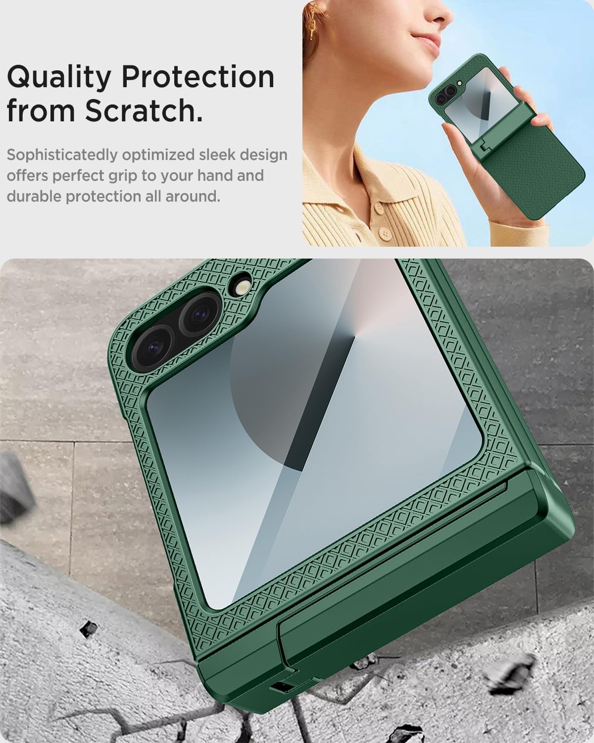 360 Protection Case for Samsung Galaxy Z Flip 6