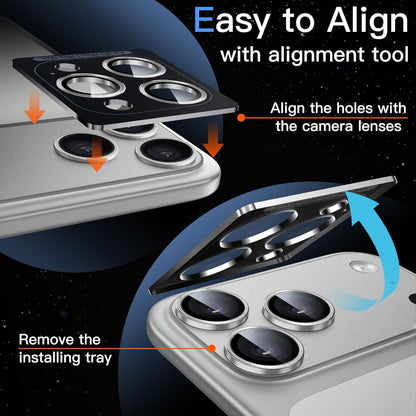 Camera Lens Protector Alloy Frame for iPhone 17 Pro Max