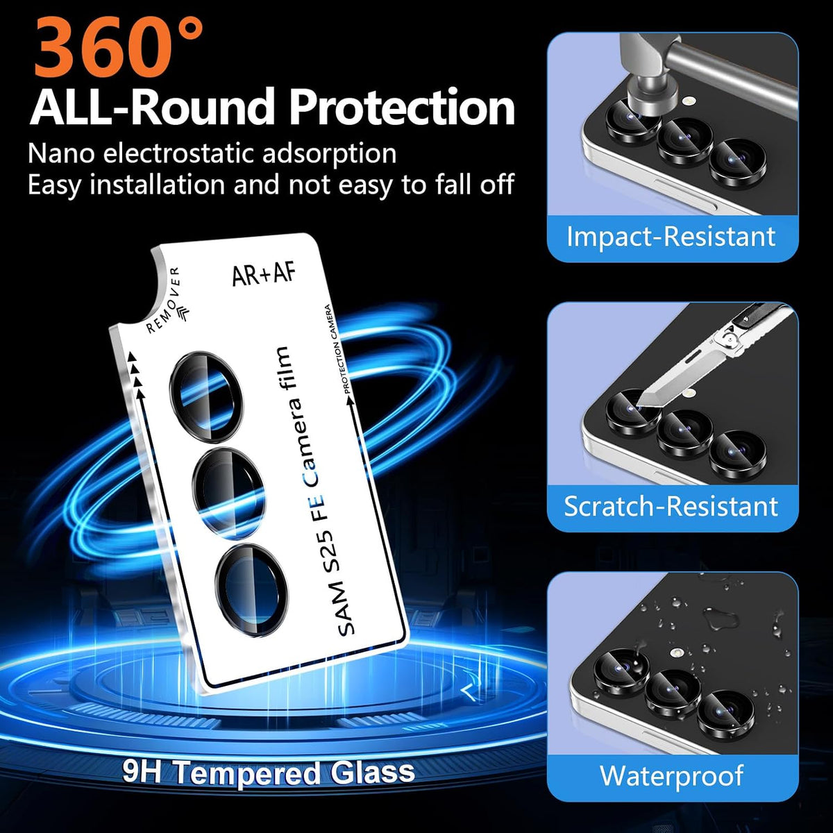 Camera Lens Protector Alloy Frame for Samsung Galaxy S26 FE