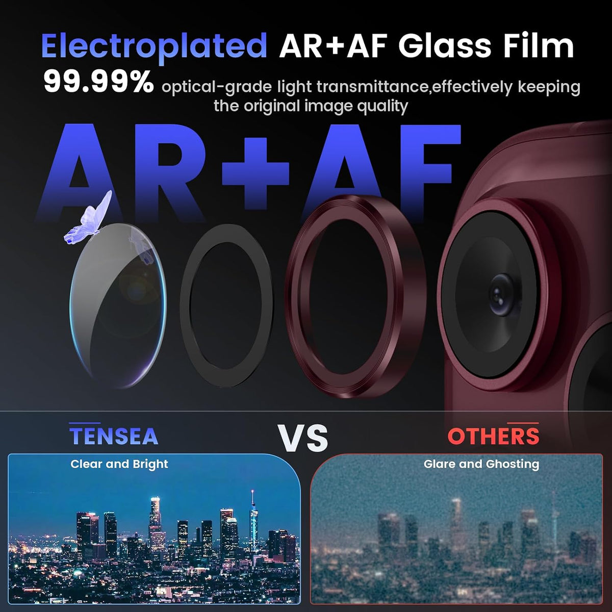Camera Lens Protector Alloy Frame for iPhone 18 Pro