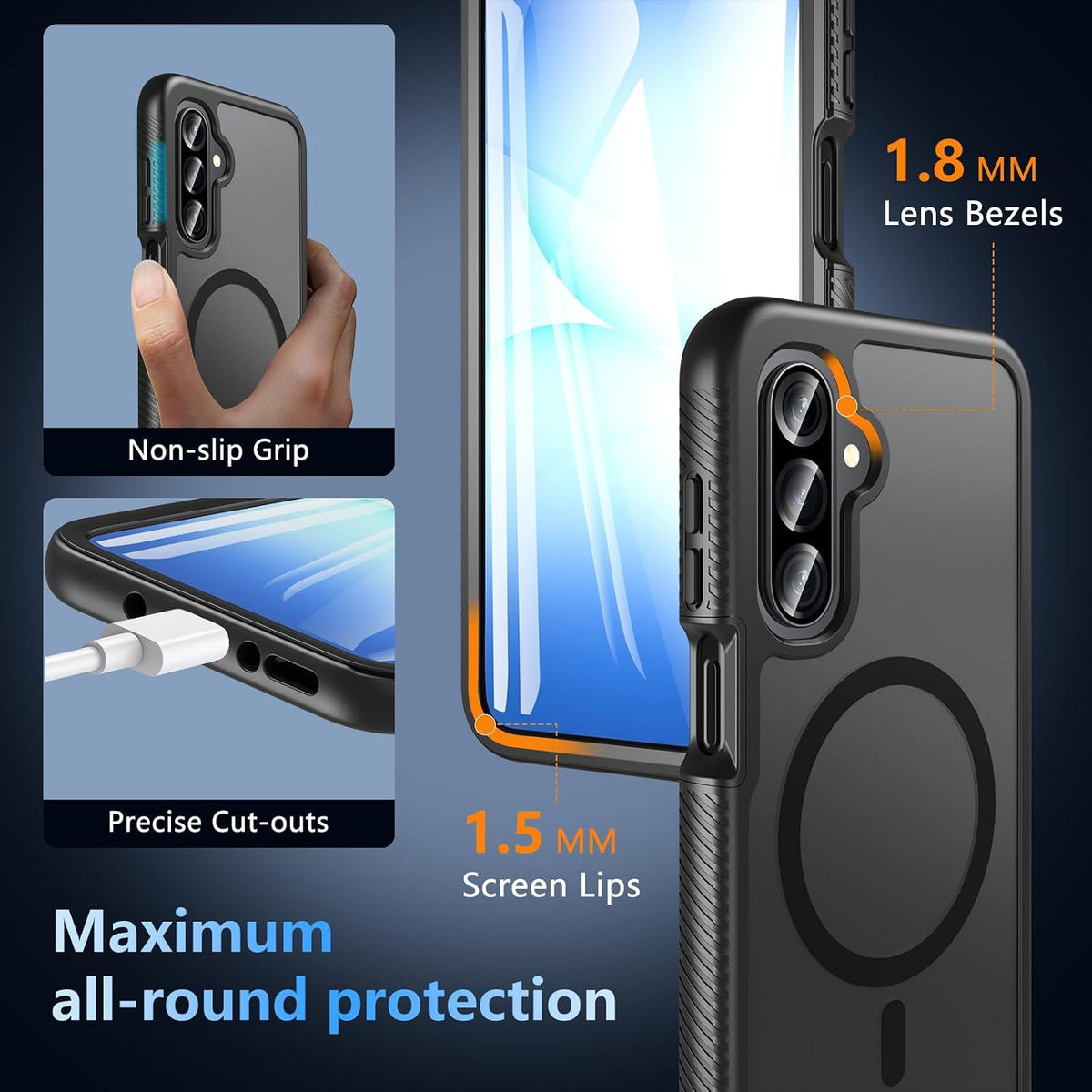 360 Magsafe Compatible Protection Case for Samsung Galaxy A26 5G