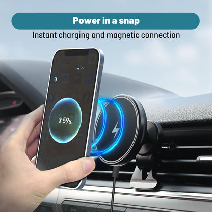 Magsafe Compatible Fast Wireless Car Charger