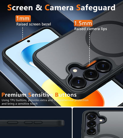 Matte Magsafe Compatible Case for Samsung Galaxy S24