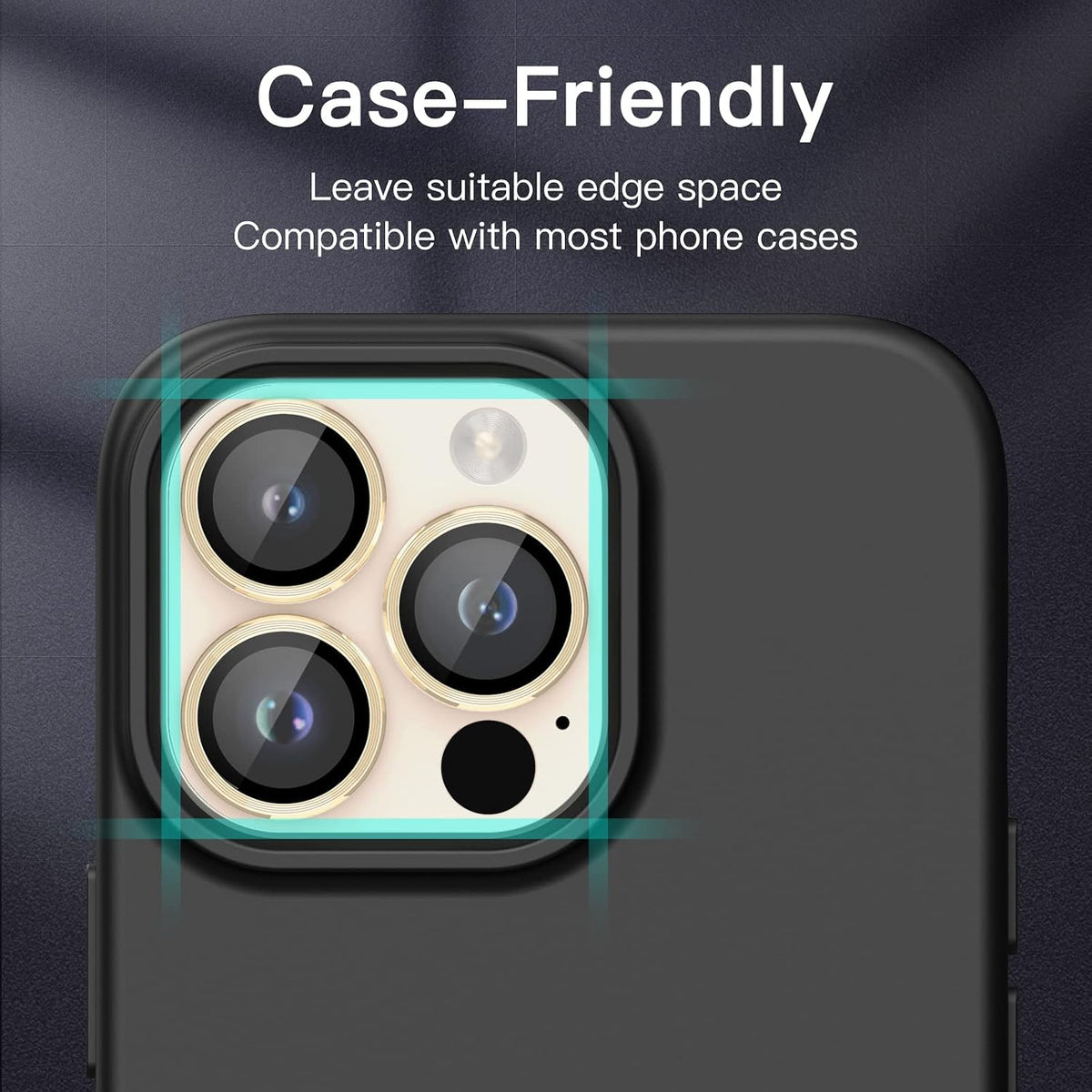Camera Lens Protector Alloy Frame for iPhone 14 Pro