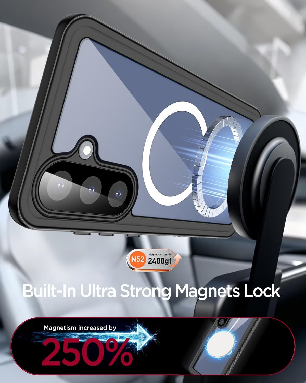 Redpepper Waterproof Magsafe Compatible case for Samsung Galaxy S26 FE