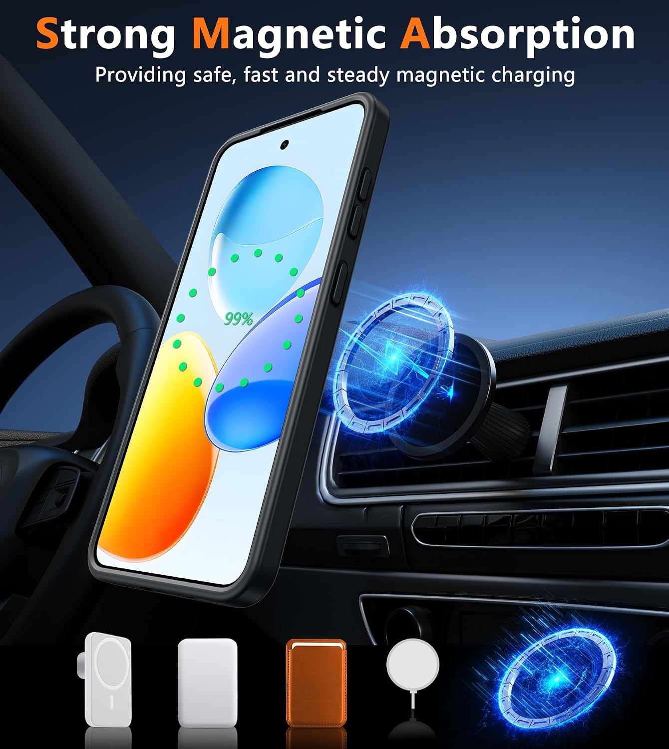 Matte Magsafe Compatible Case for Samsung Galaxy S24