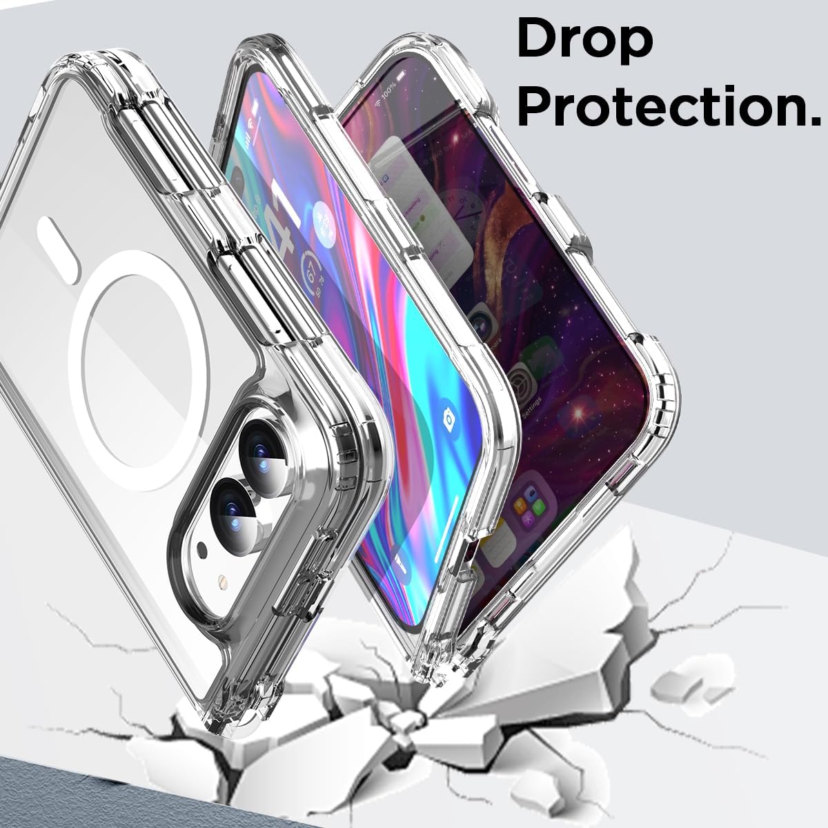 Magsafe Compatible Clear Case for iPhone 18 Duo
