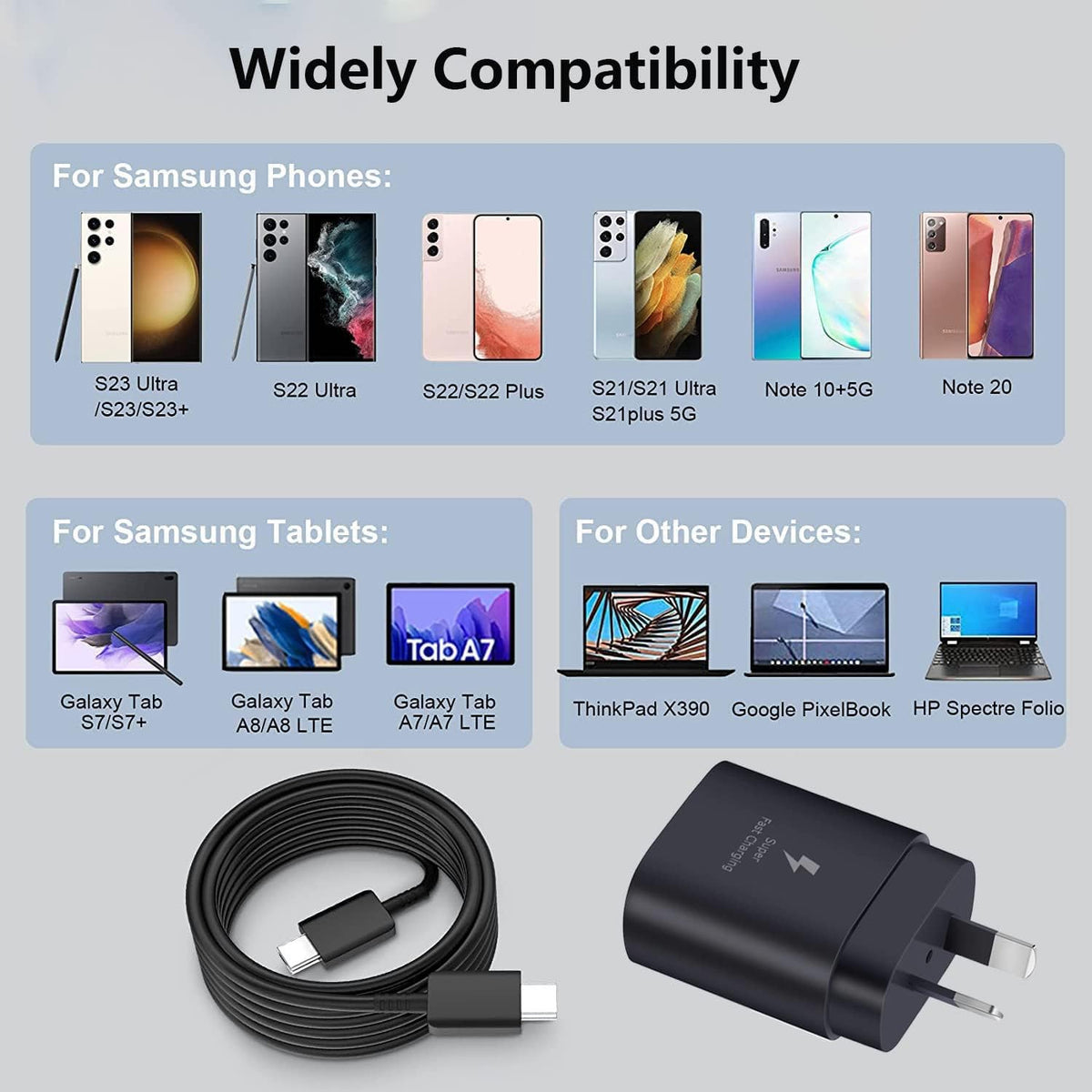 Samsung compatible Fast Charger
