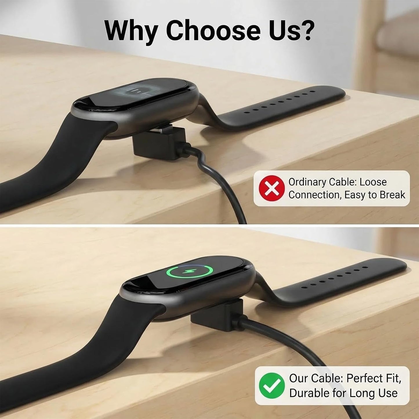 USB Charging Cable for Xiaomi Smart Band & Redmi Watches