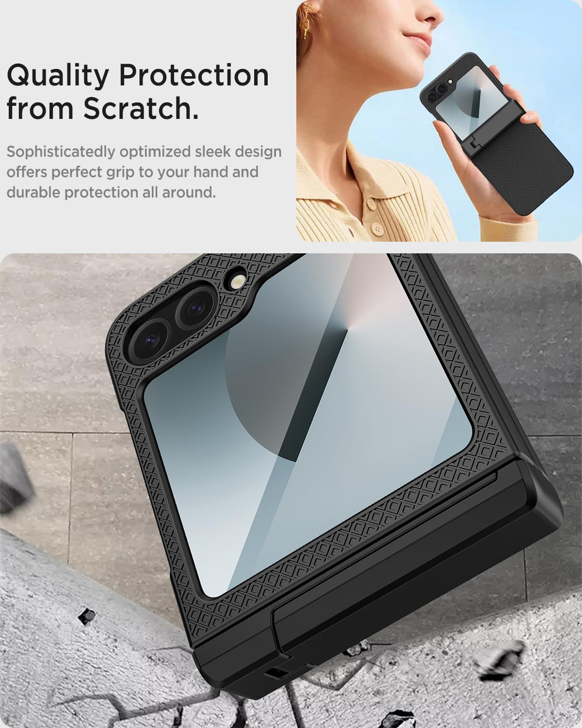 360 Protection Case for Samsung Galaxy Z Flip 6