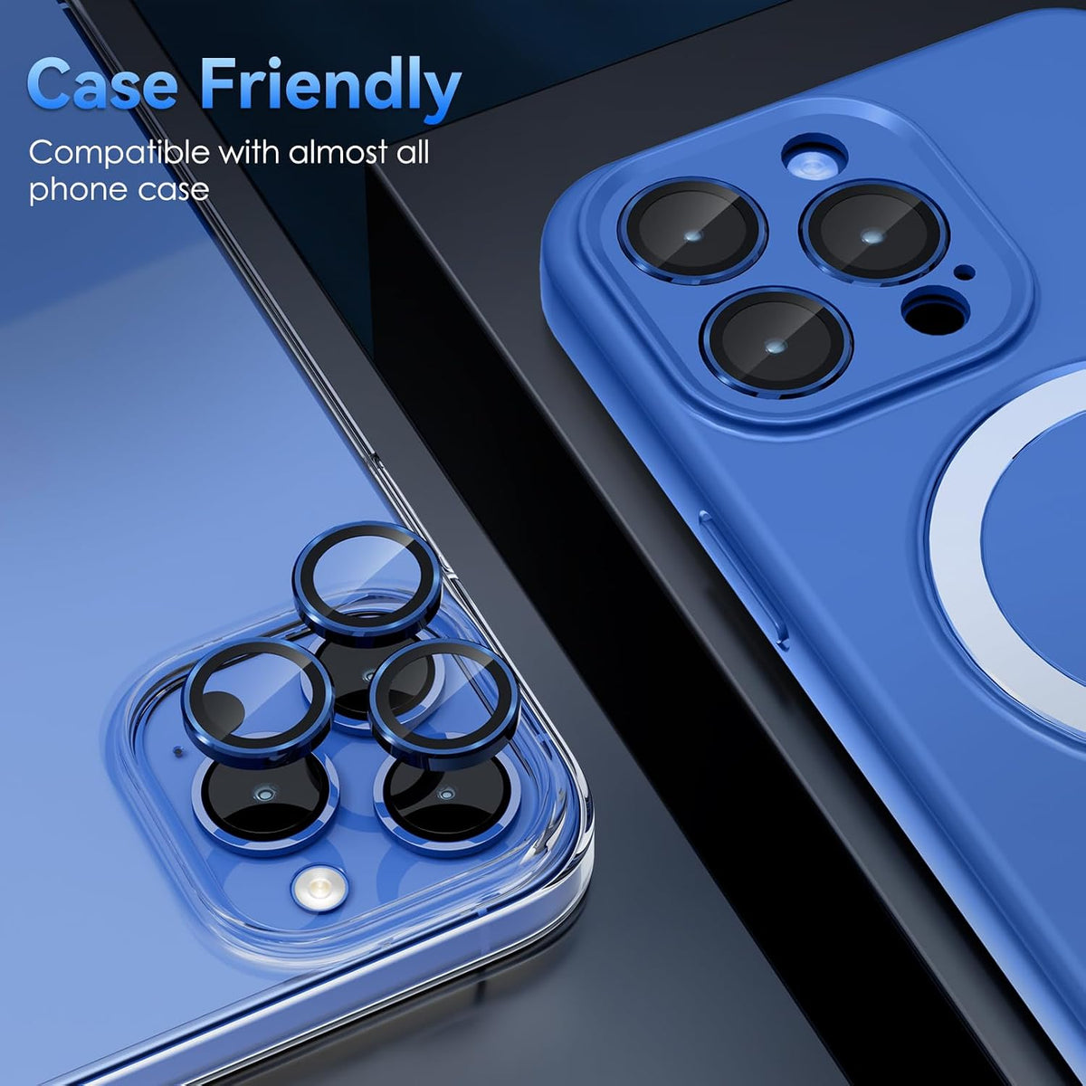 Camera Lens Protector Alloy Frame for iPhone 15 Pro