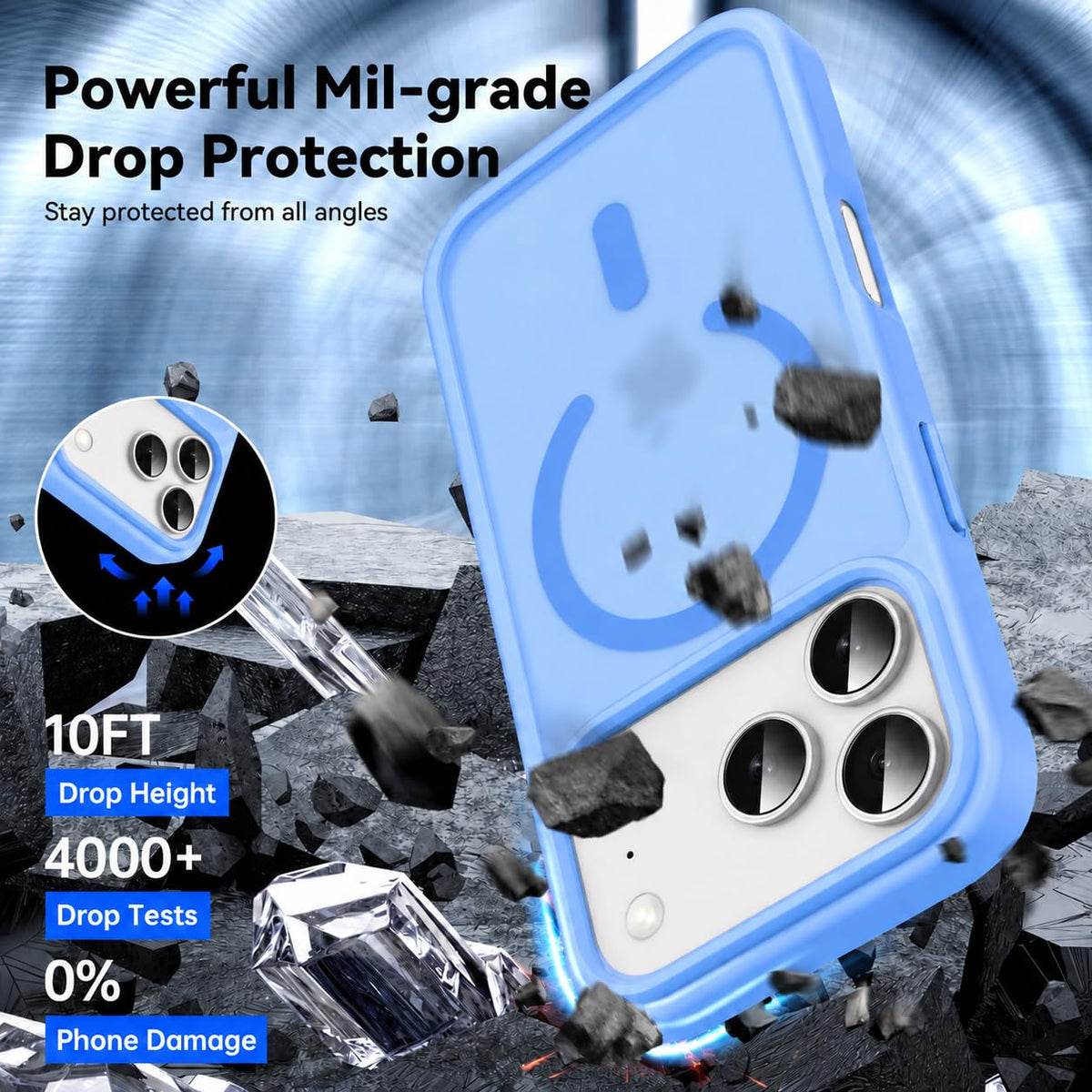 Matte Magsafe Compatible Case for iPhone 18 Pro