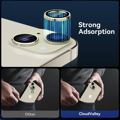 Camera Lens Protector Alloy Frame for iPhone 15