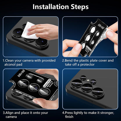 Camera Lens Protector Alloy Frame for Samsung Galaxy S24 Ultra