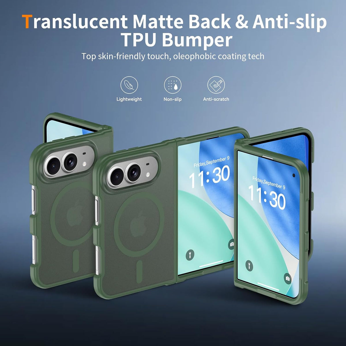 Matte Magsafe Compatible Case for iPhone Duo
