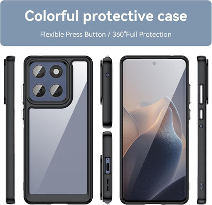Transparent Clear Case for Motorola Edge 60